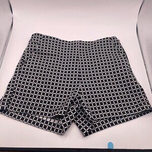 Junior Girl's Size 3 BeBop Black & White Print High Waist Shorts
